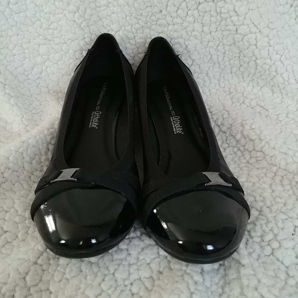Croft & Barrow black wedges